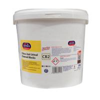 Jeyes CB2 Citrus Zest Urinal Channel Blocks 3Kg - Effective Odor Control for Restrooms