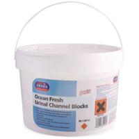 Jeyes CB3 Ocean Fresh Urinal Channel Blocks 3Kg YCB3-3KGX1 - Effective Odor Control for Restroom Hygiene