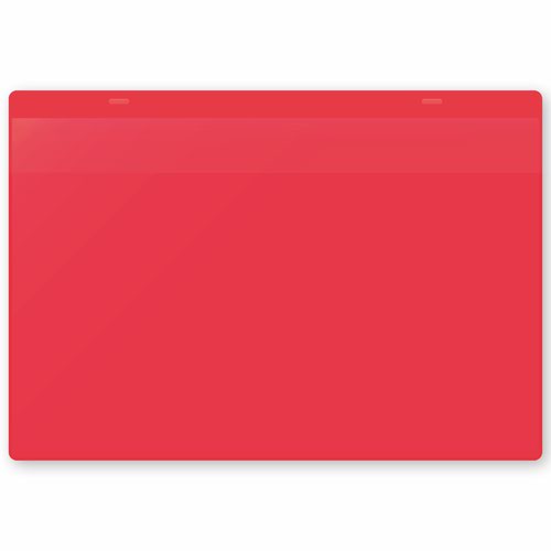 Rainbow Pocket - Self-Adhesive - Red - H.310 x W.215mm - A4 Horizontal