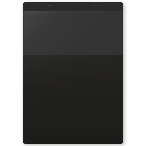 Rainbow Pocket - Self-Adhesive - Black - H.310 x W.220mm - A4 Vertical