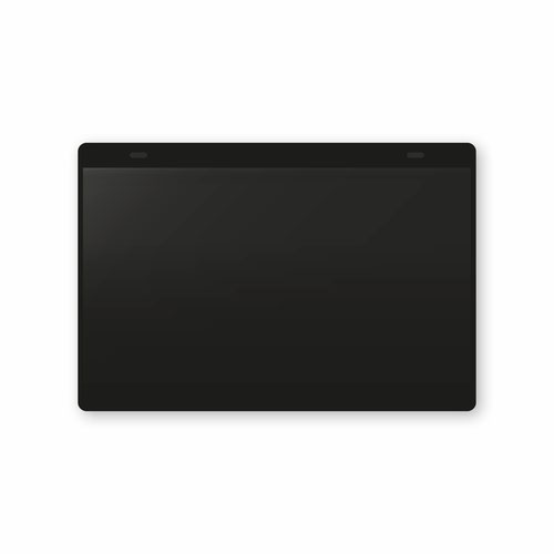 Rainbow Pocket - Self-Adhesive - Black - H.155 x W.230mm - A5 Horizontal