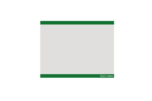 Frames4Windows Self-Adhesive Display Frame A4 Landscape Green (Pack 10) FW4HG/10