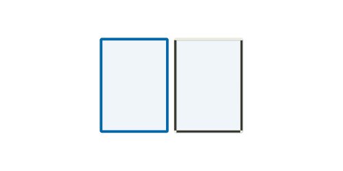 Frames4Docs Magnetic Display Frame A3 Blue (Pack 10) MFD3B/10