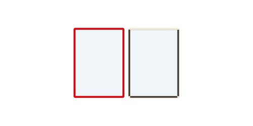 Frames4Docs Magnetic Display Frame A3 Red (Pack 10) MFD3R/10