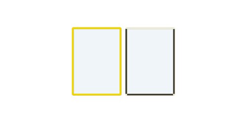Frames4Docs - Magnetic - A3 - Yellow - Pack of 10