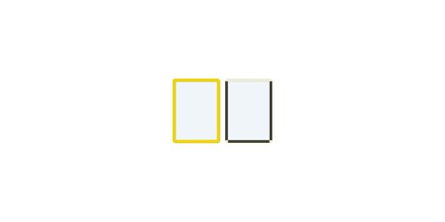 Frames4Docs Magnetic Display Frame A5 Yellow (Pack 10) MFD5Y/10