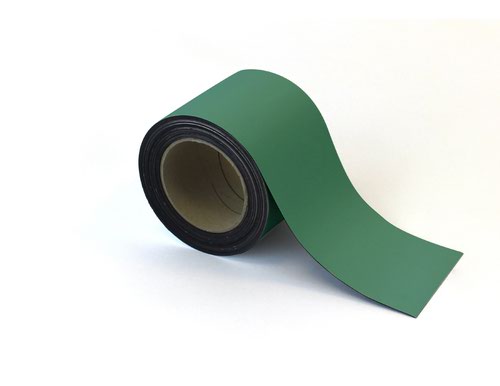 Magnetic Easy-Wipe Strip - Green - H.100mm x W.10M