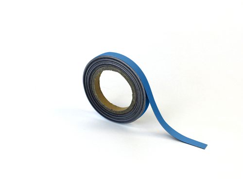 Magnetic Easy-Wipe Strip - Blue - H.15mm x W.10M