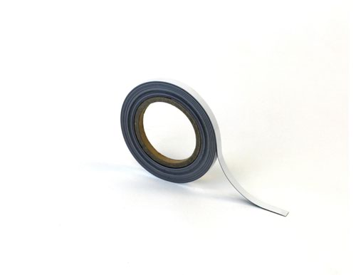 Magnetic Easy-Wipe Strip - White - H.10mm x W.10M
