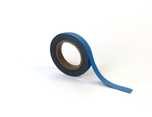 Magnetic Easy-Wipe Strip - Blue - H.20mm x W.10M