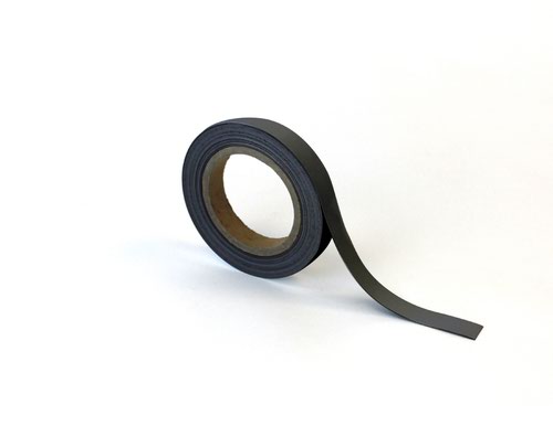 Magnetic Easy-Wipe Strip - Matt Black - H.20mm x W.10M
