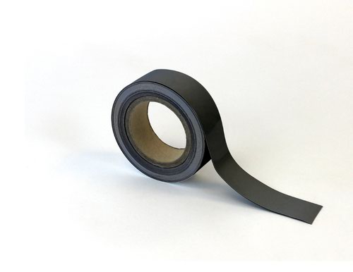 Magnetic Easy-Wipe Strip - Matt Black - H.40mm x W.10M