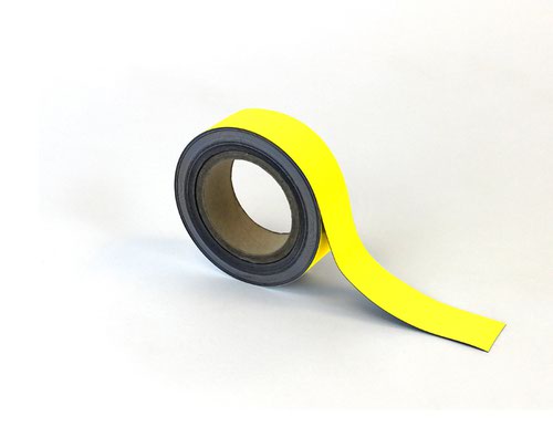 Magnetic Easy-Wipe Strip - Yellow - H.40mm x W.10M
