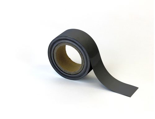 Magnetic Easy-Wipe Strip - Matt Black - H.50mm x W.10M