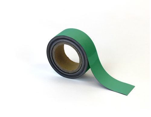 Beaverswood Magnetic Easy-Wipe Strip 50mm x 10m Green MSR5G