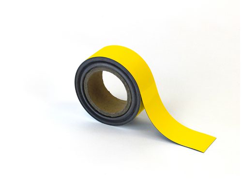 Beaverswood Magnetic Easy-Wipe Strip 50mm x 10m Yellow MSR5Y