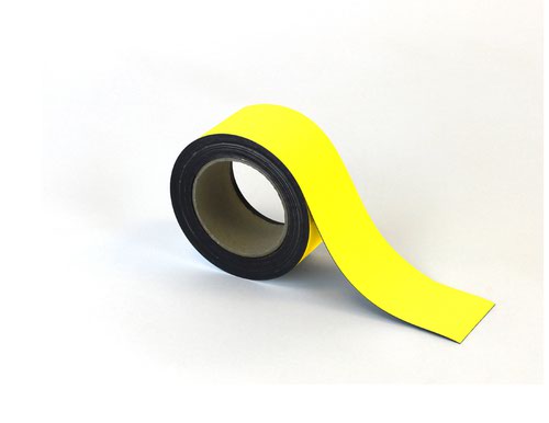 Magnetic Easy-Wipe Strip - Yellow - H.60mm x W.10M