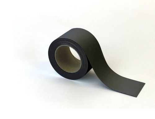 Magnetic Easy-Wipe Strip - Matt Black - H.70mm x W.10M