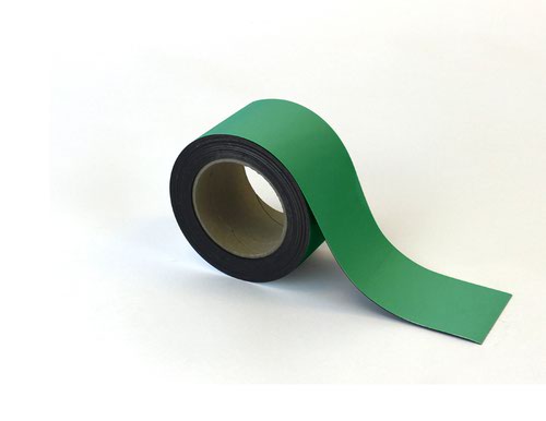 Magnetic Easy-Wipe Strip - Green - H.70mm x W.10M