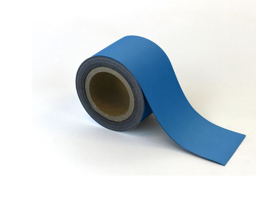 Magnetic Easy-Wipe Strip - Blue - H.90mm x W.10M