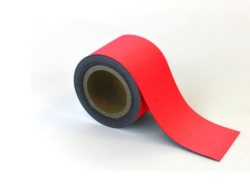 Beaverswood Magnetic Easy-Wipe Strip 90mm x 10m Red MSR9R