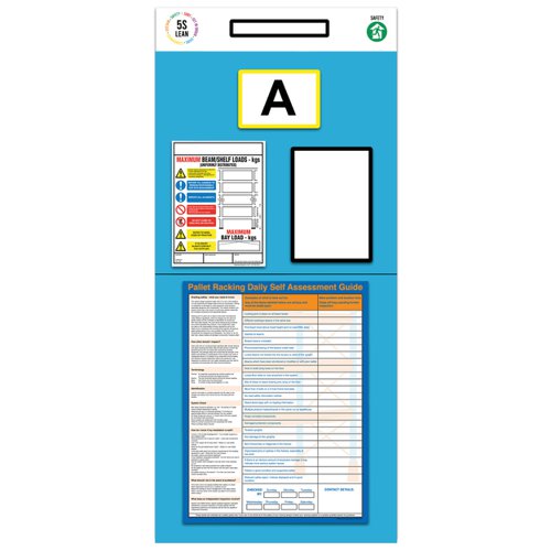 Single Marker Rack End Board 6; Rack Assessment - Blue