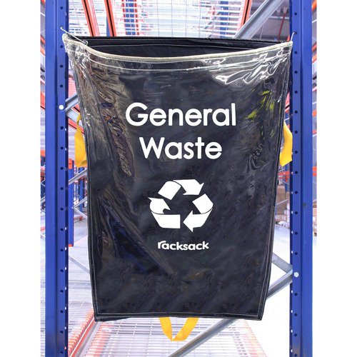 Racksack Hard-wearing and Re-usable General Waste Sack 160 Litre Capacity Clear (each) - RSCL1/GW