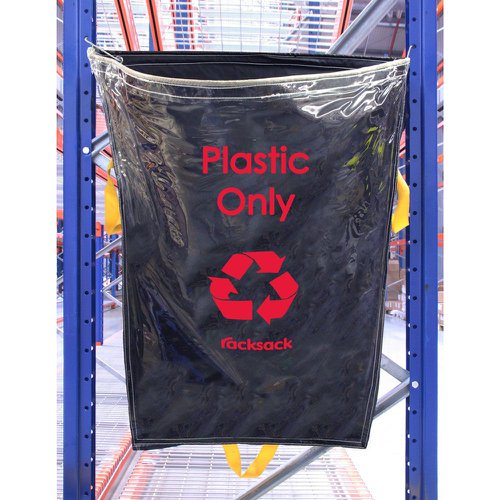 Racksack Hear-wearing and Re-usable Plastic Only Sack 160 Litre Capacity Clear (each) - RSCL1/P