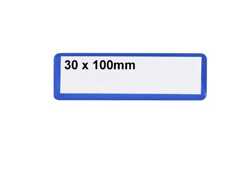 Ticket Pouches - Magnetic - H.30 x W.100mm - Pack of 100 - Blue