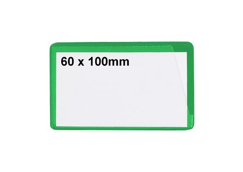 Ticket Pouches - Magnetic - H.60 x W.100mm - Pack of 100 - Green
