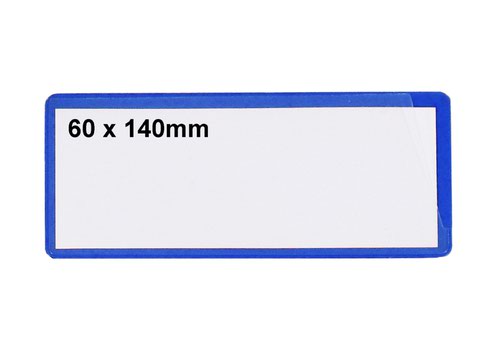 Ticket Pouches - Magnetic - H.60 x W.140mm - Pack of 100 - Blue
