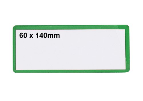 Ticket Pouches - Magnetic - H.60 x W.140mm - Pack of 100 - Green