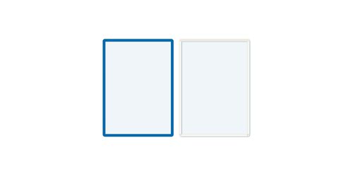 Frames4Docs Self-Adhesive Display Frame A3 Blue (Pack 10) SFD3B/10