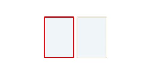 Frames4Docs - Self-Adhesive - A3 - Red - Pack of 10