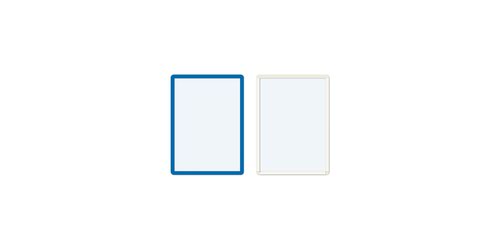 Frames4Docs Self-Adhesive Display Frame A4 Blue (Pack 10) SFD4B/10