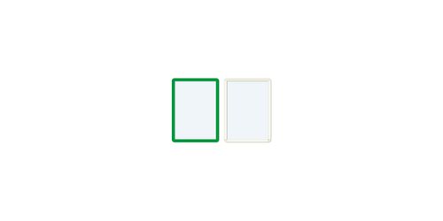 Frames4Docs Self-Adhesive Display Frame A5 Green (Pack 10) SFD5G/10