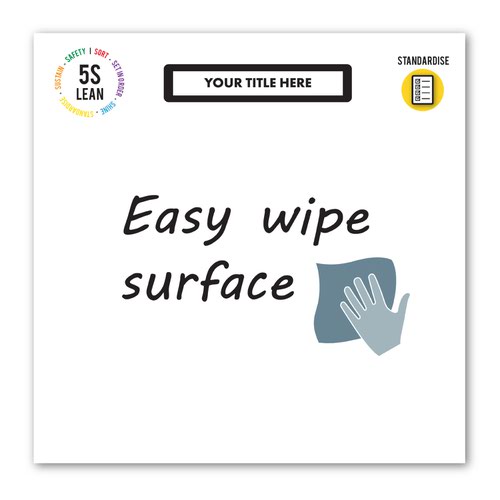 Modulean - Easy Wipe Board - White