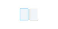 Frames4Docs Magnetic Document/Literature Frame A4 Blue (Pack 10) - MFD4B/10