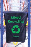 Racksack Hard-wearing and Re-usable Mixed Recycling Sack 160 Litre Capacity Blue With Green Text (each) - RSB1/MR