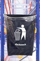 Racksack Hard-wearing and Re-usable General Waste Symbol Only Sack 160 Litre Capacity Clear (each) - RSCL1/GWNT