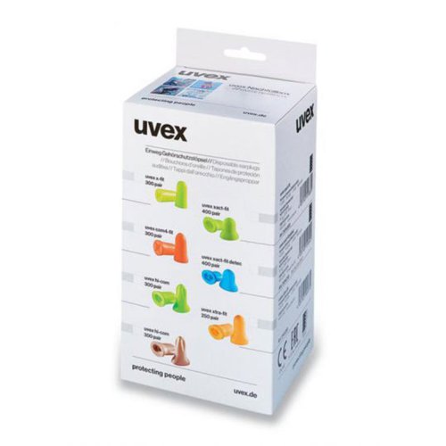 Uvex Hi Com uncorded dispenser re-fill box Ear Plugs UV2112118