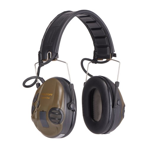 3MMT16H210F478GN | 3M™ PELTOR™ SportTac™ Headsets offer adjustable hearing protection for hunting and shooting. The headsets feature an intelligent, instant-response, level-dependent function to help protect your hearing from sudden loud noise. It has an audio input for external radio and a foldable headband. Smooth level dependent function, protects the user from sudden loud impulse noise, Equipped with automatic shut-off function, Interchangeable shells make it easy to change colours, Collapsible headband for easy storage, Battery life span: Approx. 600 hours, Audio input for external radio EN352-1:2002 EN352-4:2001 EN352-6:2002