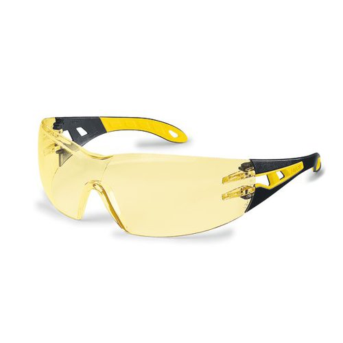 UVEX PHEOS SAFETY SPECTACLE AMBER PK5