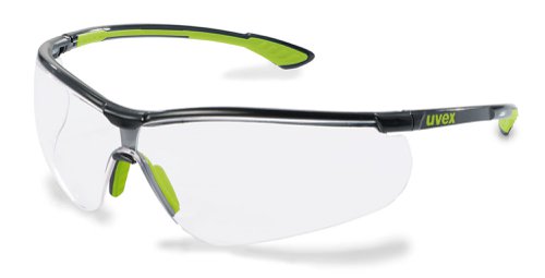UV9193265N | Style without compromise!, Close fitting athletic design, Low weight - 23g incredible comfort, Permenant anti-fog coating on inside of lens, Scratch resistant coating on outside, Contoured lens fits all facial shapes including narrow faces, Soft grip side arms, nose bridge and brow - non slip comfort, Adjustable nose bridge, Conforms to EN166 1F KN CE
