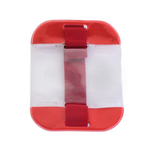 Click Medical Identification Armband Red   AB2