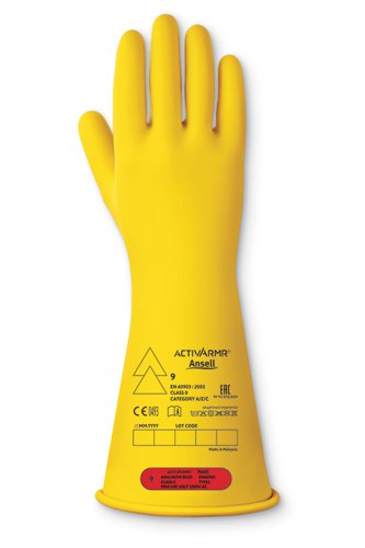 Ansell Low Voltage Electr Insulating Glove (Class 0) 14”
