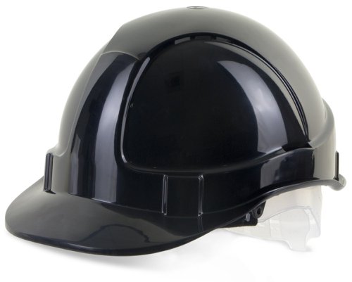 Beeswift Economy Vented Safety Helmet Black 