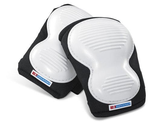 Beeswift Poly Ridged Knee Pads White / Black  Clothing & PPE Accessories BBKP03