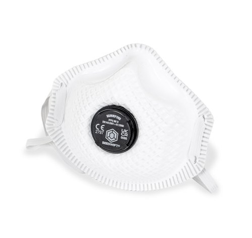Beeswift P3 Vented Mesh Cup Mask White  (Box of 5)