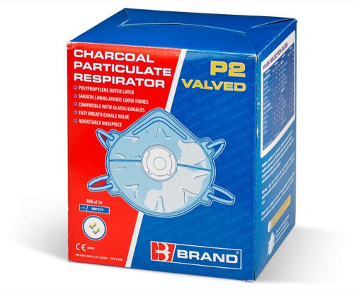 Beeswift P2 Valved Charcoal Mask  (Box of 10)  BBP2CVN